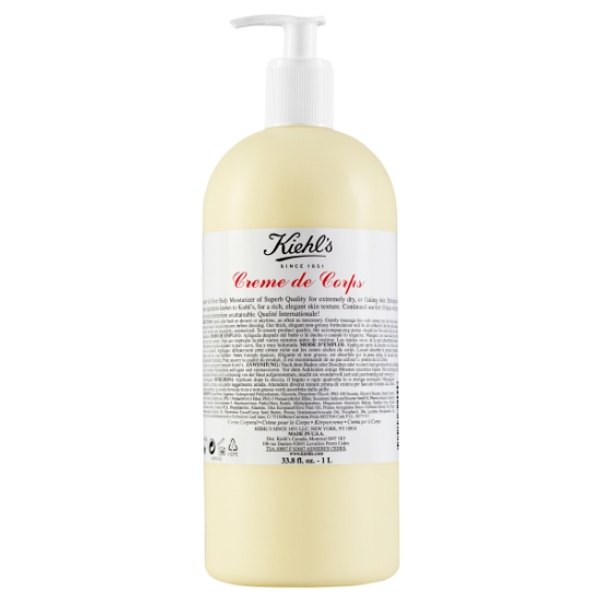 Picture of Kiehl's Crème de Corps 1000ml with pump