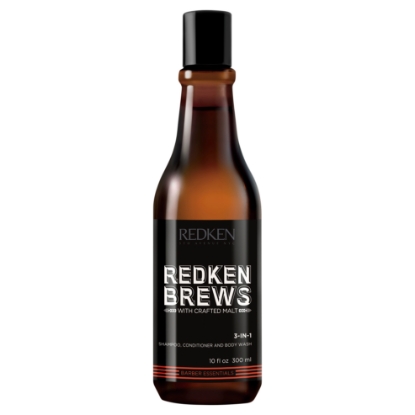Picture of REDKEN BREWS 3 IN 1 - SHAMPOO, CONDITIONER & BODY WASH 300ML