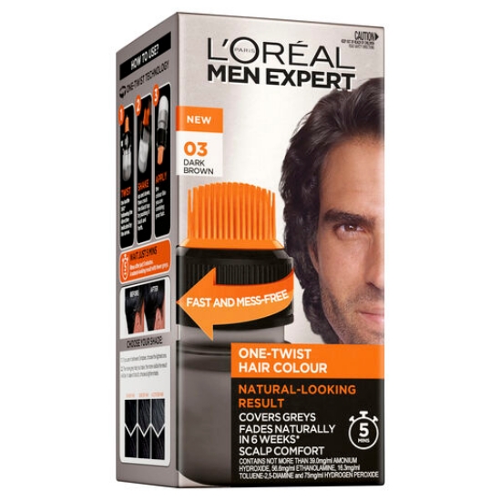 Picture of L'Oréal Paris Men Expert One-Twist Hair Colour 03 DARK BROWN