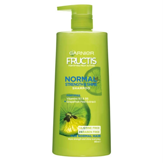 Picture of Garnier Fructis Normal Strength & Shine Shampoo 850ml for Normal Hair
