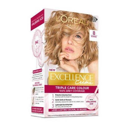 Picture of L'Oréal Paris Excellence Creme Hair Colour, 8 Blonde