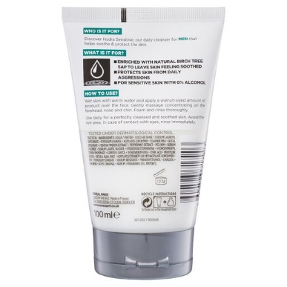 Picture of L'Oréal Paris Men Expert Hydra Sensitive Soothing Daily Face Wash 100ml