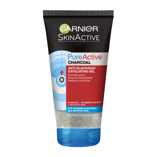 Picture of Garnier Pure Active Anti-Blackhead Charcoal Exfoliating Gel
