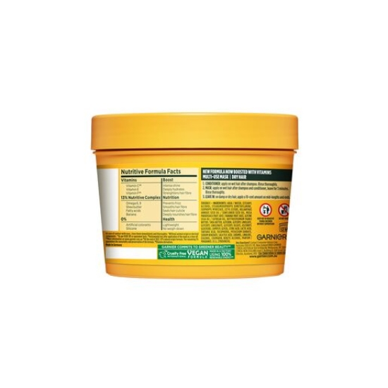 Picture of Garnier Fructis Hair Food Nourishing Banana Multi use Treatment for Dry Hair 390ml