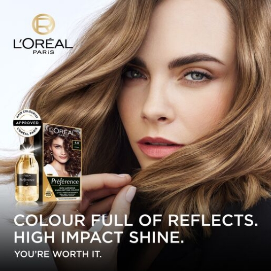Picture of L'Oréal Paris Préférence Permanent Hair Colour - 4 Brown