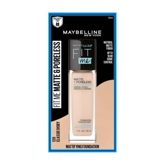 Picture of Maybelline Fit Me Matte & Poreless Mattifying Liquid Foundation - Classic Ivory 120