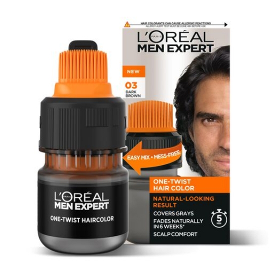 Picture of L'Oréal Paris Men Expert One-Twist Hair Colour 03 DARK BROWN