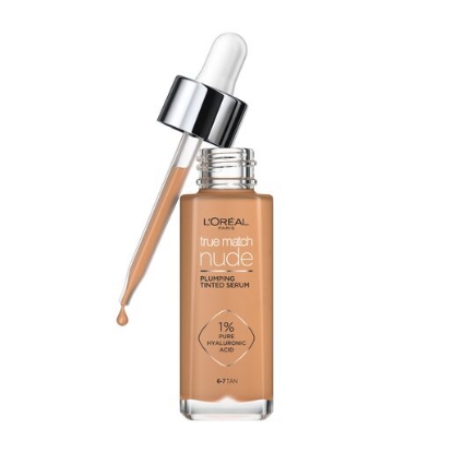Picture of L'Oréal Paris True Match Nude Plumping Tinted Serum Foundation with Hyaluronic Acid Shade 6-7 30ml