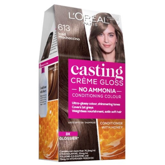 Picture of L'Oréal Paris Casting Crème Gloss Semi-Permanent  Hair Colour - 613 Iced Mochaccino (Ammonia Free)