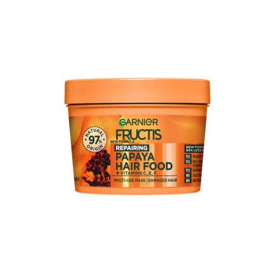 Picture of Garnier Fructis Hair Food Repairing Papaya Multi Use Treatment for Damaged Hair  390ml