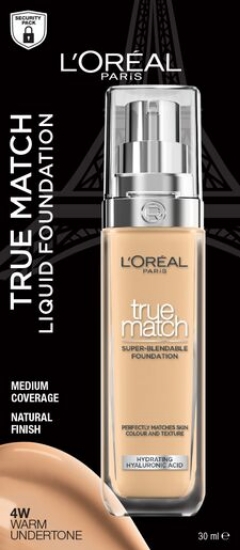 Picture of L'Oréal Paris True Match Liquid Foundation 4.W Warm Undertone