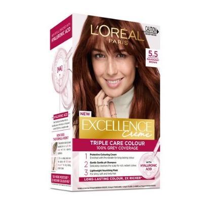 Picture of L'Oréal Paris Excellence Crème Permanent Hair Colour - 5.5 Mahogany Brown